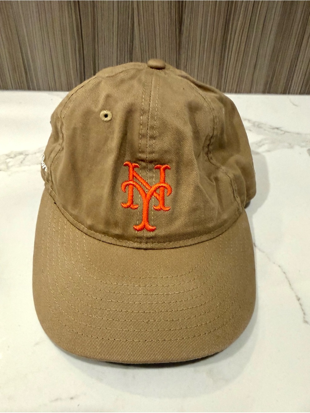 Aimé Leon Dore × New Era New York Mets Strapback Hat - Khaki